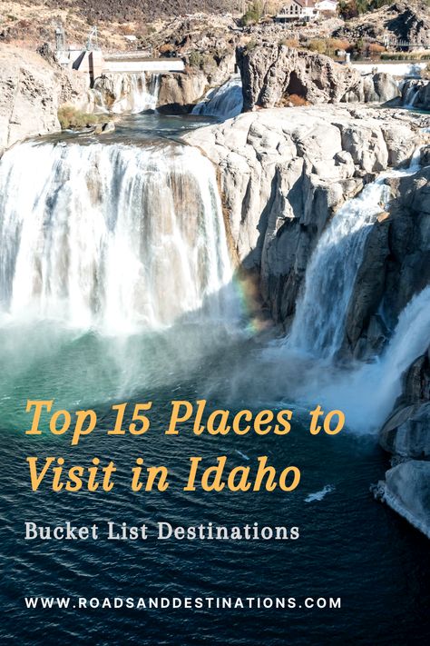 Top 15 Places to Visit in Idaho: Bucket List Destinations - Roads and Destinations Places To Visit In Idaho, Idaho Vacation Ideas, Idaho Bucket List, Island Park Idaho, Yellowstone Vacation Planning, Explore Idaho, Idaho Vacation, Idaho Adventure, Beautiful Vacation Spots