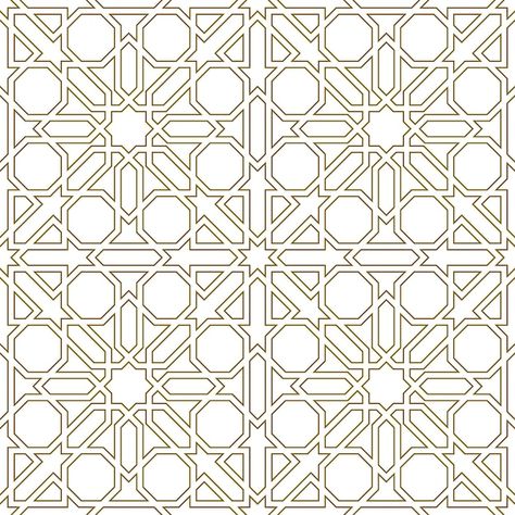 Seamless arabic geometric ornament in br... | Premium Vector #Freepik #vector #persian-pattern #moroccan #persian #oriental-pattern Persian Geometric Patterns, Geometric Ornament, Islamic Patterns, Persian Pattern, Geometric Patterns, Fabric Patterns, Brown Color, Premium Vector, Persian