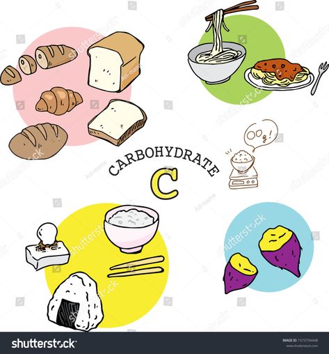 illustration set of carbohydrate foods #Ad , #sponsored, #set#illustration#foods#carbohydrate Carbohydrates Food Drawing, Carbohydrates Drawing, Carbohydrates Food Pictures, Sources Of Carbohydrates, Vitamin A Foods, Carbohydrates Food, Food Cartoon, Food Ads, Illustration Food