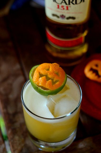 How to Make A Flaming Jack O’ Lantern Tiki Garnish | Modern Tiki Tiki Garnish, Drink Garnishes, Tiki Drink, Tiki Cocktail, Its Fall Yall, Drink Garnishing, Tiki Lounge, Tiki Drinks, Tiki Cocktails