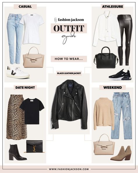 Leather Jacket Outfit Ideas, Womens Leather Jacket Outfit, Biker Jacket Outfit, Moto Jacket Outfit, Jacket Outfit Ideas, Black Leather Jacket Outfit, Leather Jacket Outfit, Jacket Outfit Women, Fashion Capsule Wardrobe