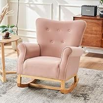 Cozy Reading Corner, Chair Nursery, Living Room Pink, Rocking Chair Nursery, Nursery Chair, Boys Nursery, Sleeper Chairs, Rocking Chairs, Reading Corner