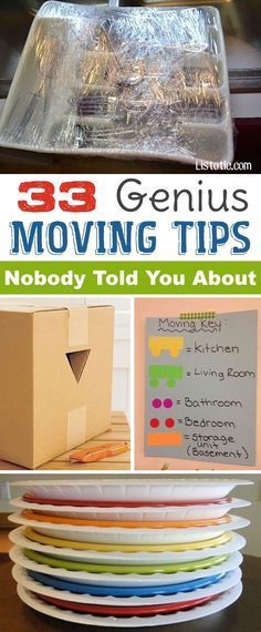 Lots of clever moving and packing tips from Listotic! Very cool tips! Definitely worth looking into if moving. Apartments Checklist, Moving Hacks Packing, Moving Help, Architecture Renovation, Moving Checklist, Moving Long Distance, Packing To Move, Moving Packing, Organisation Hacks