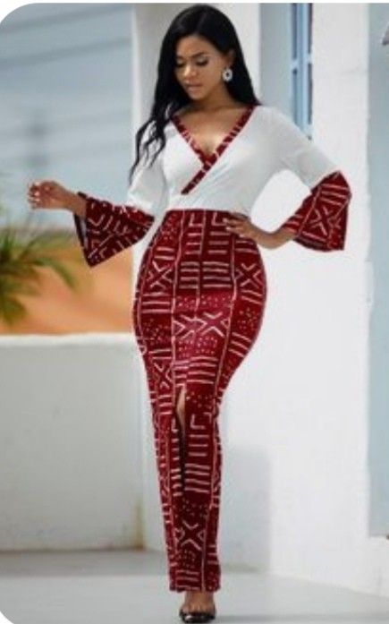 Island Style Clothing, Geometric Clothing, African Attire Dresses, Long African Dresses, Women Fashion Dress, Best African Dresses, African Fashion Skirts, African Wear Dresses, African Maxi Dresses