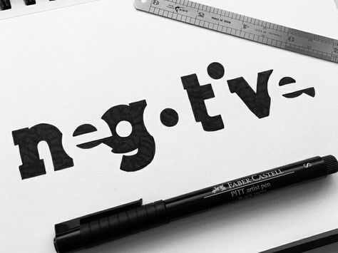 Logo Design Negative Space, Negative Space Design, Negative Space Logos, Inspiration Logo Design, Hand Lettering Inspiration, Artist Pens, Typographic Logo, James Martin, Typography Letters