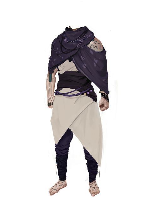 Dnd Monk Cosplay, Monk Outfit Design, Monk Outfit Dnd, Dnd Monk Outfit, Babylon Clothing, Monk Dnd Character Design, Dnd Monk Character Design, Cape Drawing, Monk Outfit