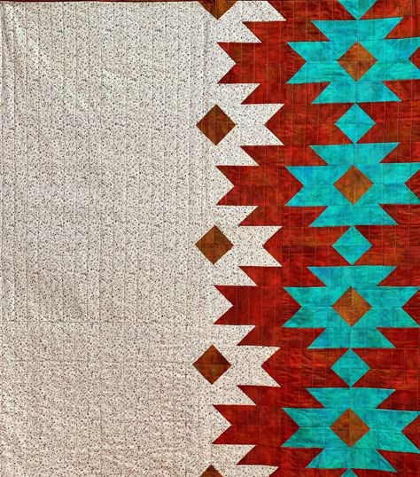 Phoenix Wallhanging Kit - 1508 Native Quilts American Indians Patterns, Phoenix Quilt Pattern, Native American Quilt Patterns Easy, Navajo Pattern Design, Native American Patterns Templates, Indian Quilt Patterns, Western Quilt Patterns, Southwest Quilt Patterns, Native American Embroidery