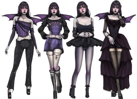 Sims 4 Halloween Cc, Cc Folder Sims 4, Sims 4 Halloween, Sims 4 Cc Goth, Sims 4 Cas Mods, Cc Folder, Sims Packs, Pelo Sims, Alt Clothes