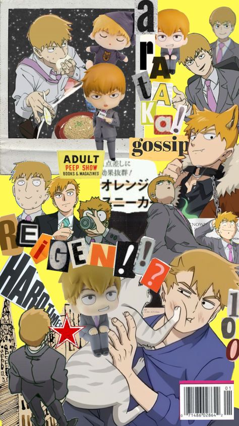 Reigen Arataka Aesthetic wallpaper inspo — <3 #aesthetic #vintage #reigen #reigenarataka #mp100 #mobpsycho #mobpsycho100 #yellowaethsetic #vintageaesthetic Reigan Arataka Wallpaper, Juminocore Posters, Reigen Arataka Wallpaper, Reigen Wallpaper, 3 Aesthetic, Mob Psycho100, Reigen Arataka, Mob Physco 100, Phone Stuff