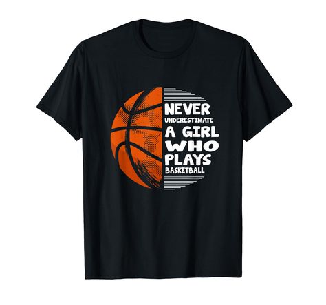 PRICES MAY VARY. You love to hoop and you're a true basketball player. Whether on a streetball court or at a basketball tournament you simply love it. Makes a great surprise for all teen girl Baller and Hooping Lovers and Basketball Fans. Makes a great present for birthdays and christmas. Lightweight, Classic fit, Double-needle sleeve and bottom hem Christian Basketball, Basketball Shirt Designs, Basketball Tshirt Designs, Basketball T Shirt Designs, Bible Verse Tees, Basketball Tournament, Basketball Clothes, Basketball T Shirt, Philippians 4 13