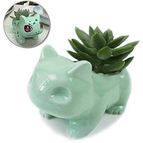 Search Results - ApolloBox Bulbasaur Planter, Cheap Flower Pots, Diy Desk Decor, Flower Pot Design, Green Office, Diy Gardening, Kawaii Stuff, Ceramic Flower Pots, Pot Designs