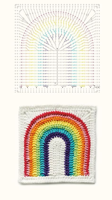 Vibrant Rainbow Crochet Patterns For Cozy Home Decor