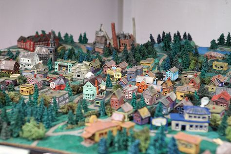 Miniature Town, Twin Peaks Fire, Fire Walk With Me, Miniature Village, Miniature Display, Miniature Houses, Mini Things, Miniature Model, Twin Peaks