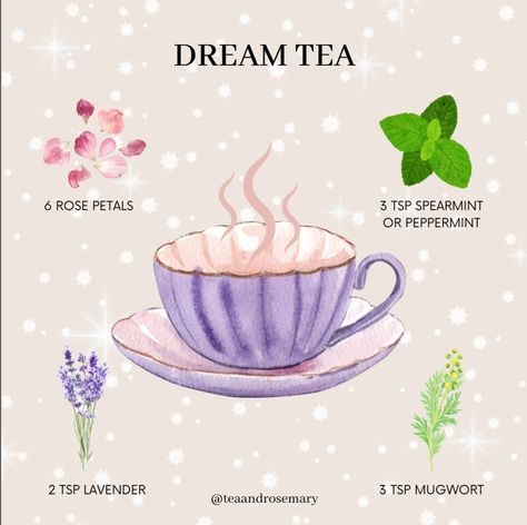 Magic Tea Recipes, Tea Potions, Everyday Witchcraft, Healing Tea Recipes, Witchy Tea, Healthy Teas Recipes, Witch Tea, Tea Magic, Tea Inspiration