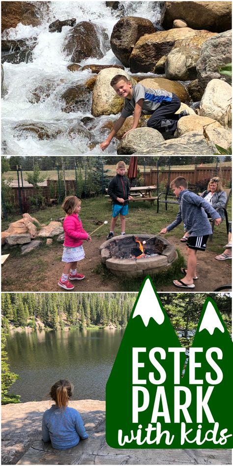 Things to do in Estes Park with Kids Things To Do In Estes Park Co, Colorado With Kids Summer, Colorado Estes Park, Rocky Mountain National Park With Kids, Estes Park With Kids Summer, Estes Park Hikes, Rocky Mountain National Park Colorado, Denver Travel, Colorado Summer