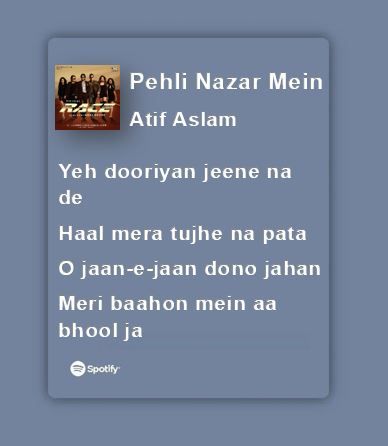 Pehli Nazar Mein, Album Cover Wallpaper Collage, Ballet Dance Videos, Cover Wallpaper, Wallpaper Collage, Spotify Lyrics, Just Lyrics, Dance Videos, Ballet Dance