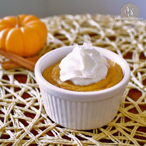 Pumpkin Pie For One, Microwave Pumpkin, Keto Pumpkin Pie, Pumpkin Pudding, Mini Pumpkin Pies, Single Serve Desserts, Single Serving Recipes, Ww Points, Thm Desserts