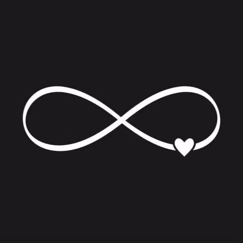 Infinity Sign Wallpaper, Infinite Love Tattoo, Infinity Sign Tattoo, Infinite Logo, Black And White Instagram, Bracelets For Boyfriend, Infinity Tattoos, First Youtube Video Ideas, Infinity Sign