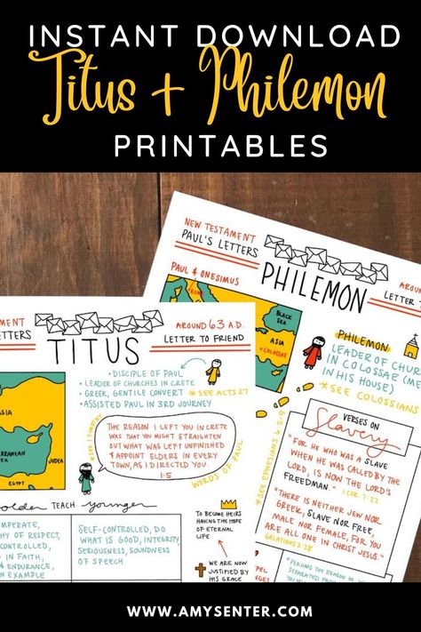 Titus Bible Study, Titus Bible Journaling, Philemon Bible Journaling, Bible Blueprints, Book Of Colossians, Childrens Bible Study, Bible Summary, Printable Outline, Book Of Hebrews