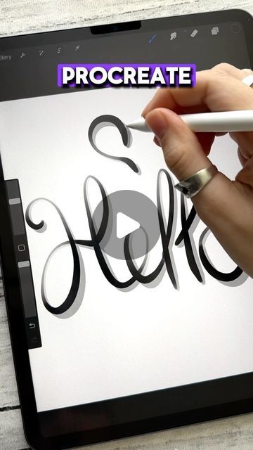 Tools for Procreate | Brushes for digital art on Instagram: "How to create this brush in Procreate?
You can also download a lot of cool lettering brushes in Tools for Procreate,link in bio" Edwardian Script Font, Font Styles Alphabet, Brush Lettering Font, Procreate Fonts, Instagram Fonts, Lettering Procreate, Tattoo Script Fonts, Procreate Tutorials, Instagram Font