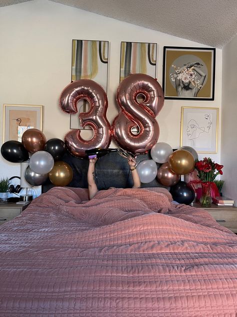 Bedroom birthday photoshoot idea. Bedroom Birthday Photoshoot Ideas, 42nd Birthday Photoshoot Ideas, 38th Birthday Photoshoot Ideas, 38th Birthday Ideas For Women, Birthday Bedroom Photoshoot, Bedroom Birthday Photoshoot, Goyard Print, Saturday Fashion, Birthday Photoshoot Ideas