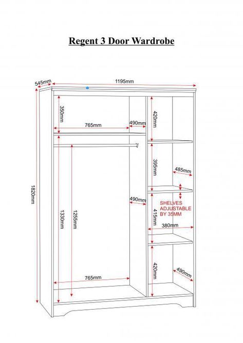 Wardrobe Dimensions Inches, Pallet Furniture Wardrobe, Office Cupboard Design, Cupboard Dimensions, Wood Wardrobe Design, Closet Design Plans, Closet Dimensions, Wardrobe Dimensions, Clothes Cabinet