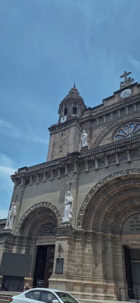 The Manila Cathedral, the Philippines Manila Cathedral Church, Manila Philippines Aesthetic, Manila Cathedral, Adventure Travel Explore, Martial Arts Workout, Cathedral Church, Manila Philippines, Future Goals, The Philippines