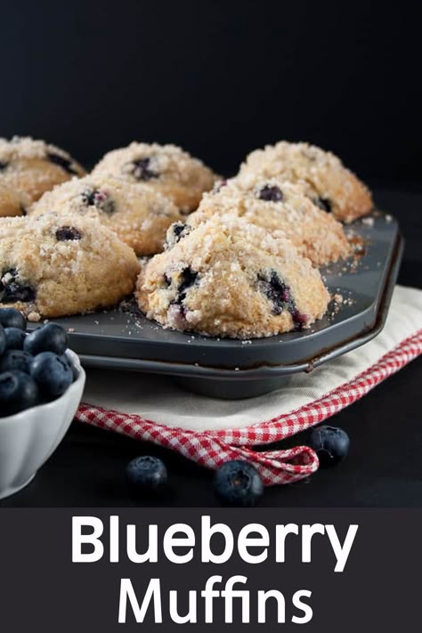 Blueberry muffins. Bakery Style Blueberry Muffins Jumbo, Cake Mix Blueberry Muffins, Blueberry Muffins Easy, Saturday Baking, Blueberry Muffins From Scratch, Blueberry Crumb Muffins, Moist Blueberry Muffins, Blueberry Recipe, Blueberry Streusel Muffins