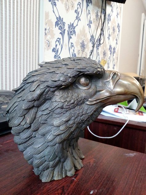 Eagle Sculpture, Cutlery Art, Buddhist Art Drawing, Driftwood Wall Art, Cement Art, Bird Carving, Big Cats Art, Temple Art, Wood Carving Patterns