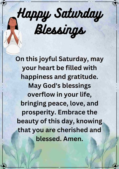 30+ Saturday Blessings Quotes & Images [Saturday Morning] Saturday Evening Blessings, Blessed Morning Quotes Prayer, Saturday Blessings Quotes, Saturday Morning Greetings, Good Morning Saturday Wishes, Jesus Quotes Inspirational, Good Morning Bible Verse, Christian Good Morning Quotes, Good Morning Prayer Quotes