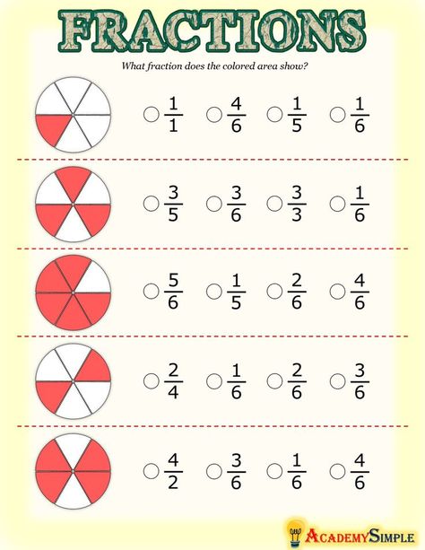 Expressions that show the equal parts of a whole and can be written as a/b are called fractions. While showing fractions, a fraction line is drawn in the middle, the numerator above the line and the denominator below it. The denominator shows how many equal parts a whole is divided into... #academysimple, #worksheets, #printablel, #kidsactivities, #activitiesforkids, #homeschooling, #educationalresources, #download, #pdf, #practice, #learning,#fractions, #math, #grade-2 Blank Clock Faces, Whole Watermelon, Blank Clock, Clock Face Printable, Learning Fractions, Thanksgiving Activities Preschool, Above The Line, Leaf Cutout, Equivalent Fractions