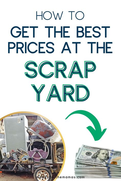 Did you know that you can make money selling to a scrap yard? Selling scrap metal can be a hugely profitable side gig; big earners get about $500 a day. We'll show you what you need to do to get started and how to find the best scrap metal yards to sell to. In fact, after reading this you can go out and get started earning money today. Budget Hacks, Old Car Parts, Scrap Recycling, Household Expenses, Saving Money Budget, Financial Strategies, Scrap Material, Make Easy Money, Earn Extra Cash