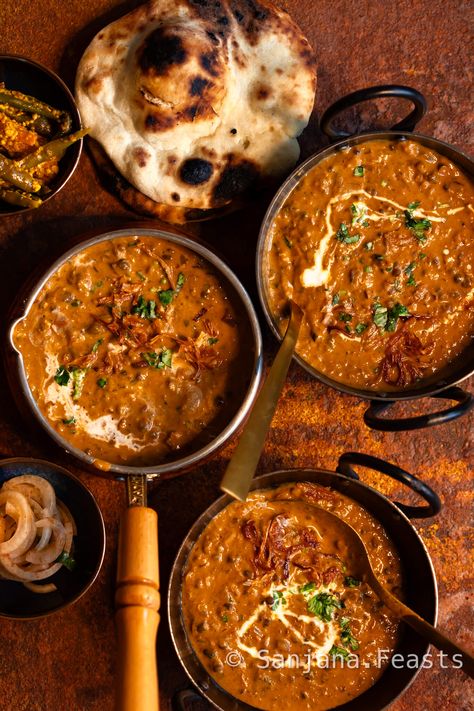 Dal Makhani Recipe (Slow Cooker Instant Pot) - Easy Indian Recipes Vegan Indian Crockpot Recipes, Instant Pot Masoor Dal, Slow Cooker Dhal, Dahl Makhani Recipe, Veg Slow Cooker Recipes, Massor Dal Recipe, Dhal Makhani Recipe, Dal Khichdi Recipes Restaurant Style, Dal Makhani Recipe Slow Cooker