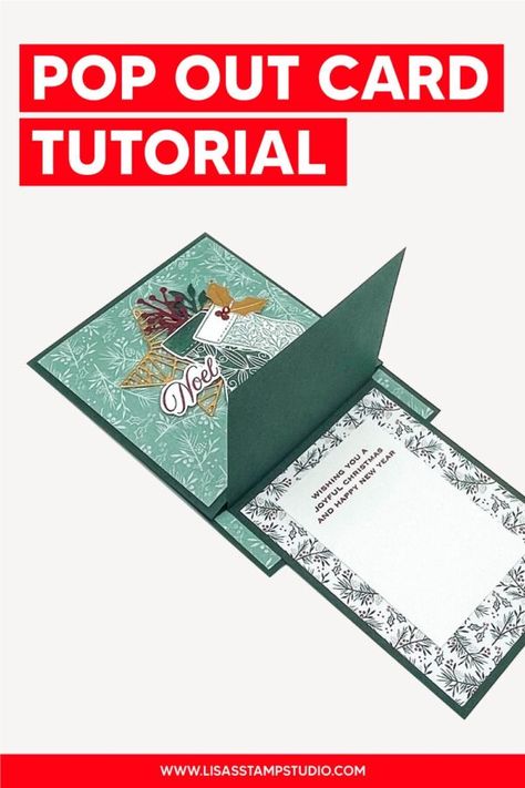 Pop Out Christmas Cards Diy, Fun Fold Cards Tutorials Pop Up, Stampin Up Folded Cards, Popup Christmas Cards Diy, Pull Out Cards Diy, Split Coast Stampers Cards Ideas, Pull Cards Diy, Pop Up Christmas Cards Diy Tutorials, Fun Fold Cards Tutorials Templates Free