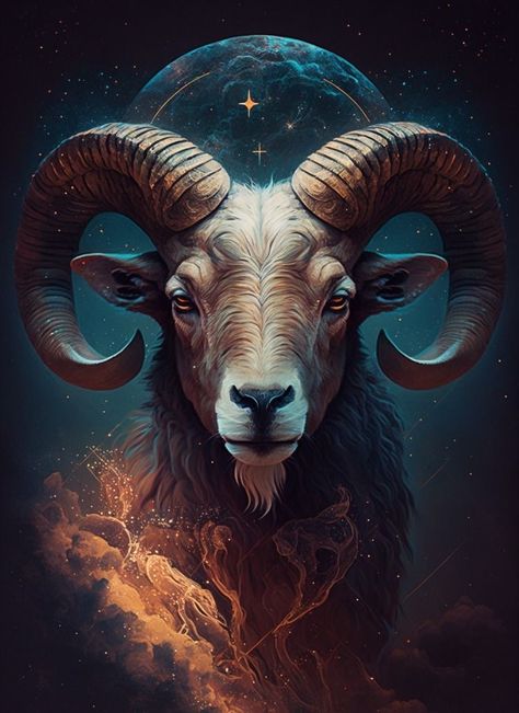 Aries Sign Wallpaper, Arise Zodiac Sign, Zodiac Aries Art, Aries Artwork, Goat Wallpapers, Ram Illustration, Zodiac Signs Art, Aries Poster, Aries Design