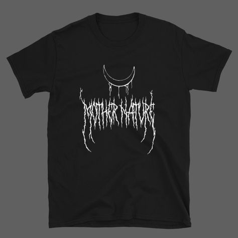 Gothic Tshirt Design Ideas, Black Alternative T-shirt With Graphic Design, Goth Tshirt Design, Black Metal Shirt, Black Gothic Shirt With Graphic Print, Gothic T Shirt, Unisex Black Emo T-shirt, Goth T Shirt, Gothic Graphic Print T-shirt