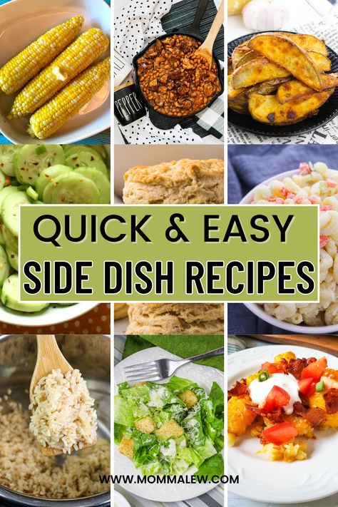 Discover simple and delicious side dish recipes perfect for any occasion. From veggies to salads, find the perfect complement to your main course. Sides Dishes Vegetable, Make Ahead Veggie Sides, Potluck Veggie Side Dishes, Easy Side Dishes For Potluck, Easy Side Dishes For Dinner, Baked Carrots Recipe, Quick And Easy Side Dishes, Chili Side Dishes, Easy Veggie Sides