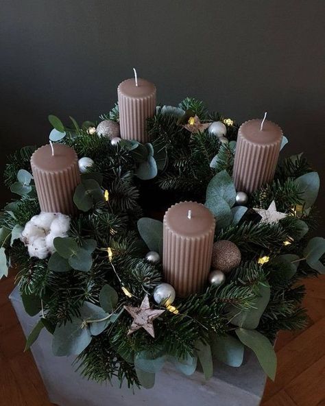 #BEAUTY, #RELATIONSHIPS #Fashion #Animals #Outfits #Winter Outfits #Animals How To Do Advent Wreath, Advent Wreath Candles Diy, Diy Christmas Advent Wreath, Christmas Wreath Candles, Christmas Wreath With Candles, How To Make Advent Wreath, Modern Wreath Christmas, Christmas Candle Wreath, Advent Wreath 2023