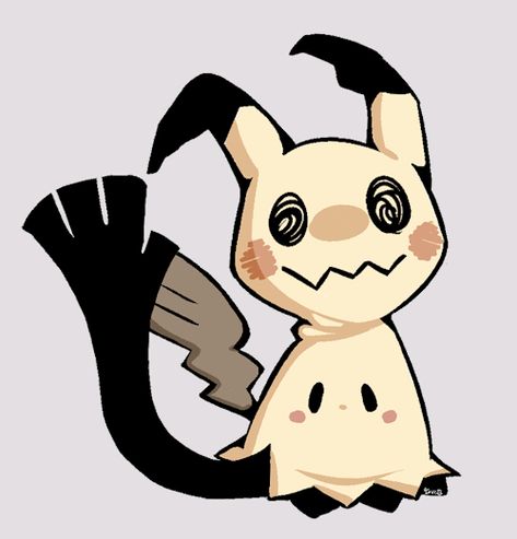 Pokemon Mimikyu Fanart, Mimikyu Gif, Mimikyu Fanart, Ghost Type Pokemon, Ghost Pokemon, Pokemon Gif, Ghost Type, Pokemon Manga, Pokemon Trading Card