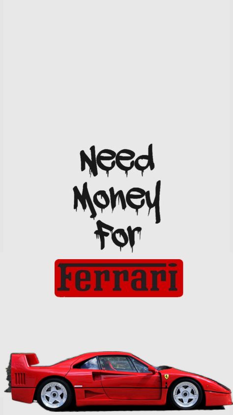 Need money for Ferrari. #ferrari #ferrarigirl #cars #carhub Batman Joker Wallpaper, Ferrari Poster, Sweet Romantic Quotes, F1 Wallpaper Hd, Fast Sports Cars, F1 Poster, Pretty Bike, Racing Posters, Ferrari F40