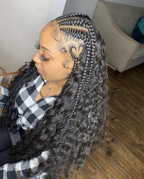 Bantu Knot Hairstyles, Barbie Hairstyle, Curly Weave, Protective Hair, Hair Charms, Hairstyles Pictures, Feed In Braids Hairstyles, Edges Hair, Cute Box Braids Hairstyles