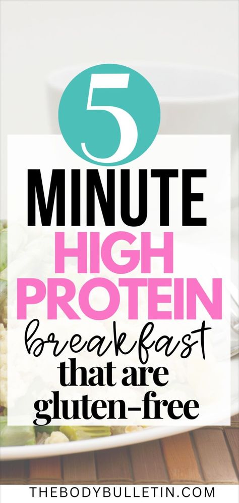 Egg whites for a delicious healthy 5-minute breakfast that is protein-packed ingredients, and gluten-free options. Gluten Free High Protein Breakfast, Easy Protein Breakfast Ideas, Recipes With Macros, Protein Breakfast Ideas, Healthy High Protein Breakfast, High Protein Breakfast Recipes, Macros Diet, Healthy Breakfast Recipe, Dairy Free Breakfasts