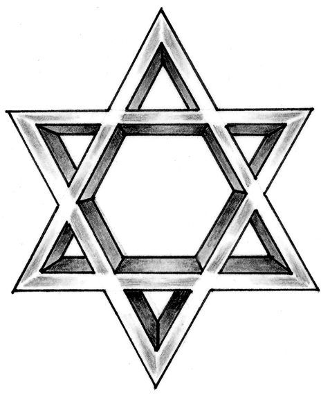 Star Of David Tattoo, Jewish Tattoo, Star Tattoos For Men, David Tattoo, Hebrew Tattoo, Alchemic Symbols, Sacred Geometry Symbols, Star Tattoo Designs, Cool Arm Tattoos