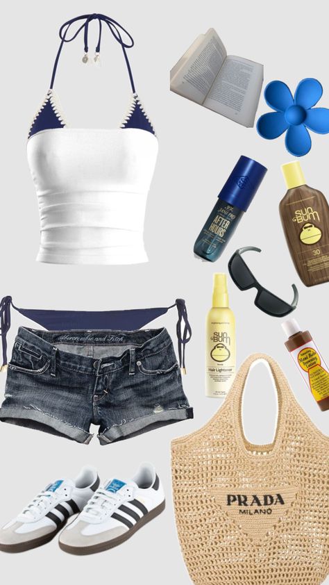 summer need to hurry up #summer #beach #beachbag #bikini #summeroutfit #beachoutfit Mode Zara, Salty Hair, Outfit Inspo Summer, Simple Trendy Outfits, Mode Inspo, Cute Everyday Outfits, Really Cute Outfits, Cute Simple Outfits, Summer Fashion Outfits