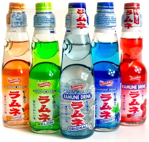 Amazon.com : Ramune Japanese Soda Variety Pack - Shirakiku Multiple Flavors - Japanese Drink Gift Box (5 Count) : Grocery & Gourmet Food Japanese Soda, Good Presents, Aesthetic Drinks, Soda Bottle, Food Drawing, Variety Pack, Gourmet Food, Japanese Food, Food Art