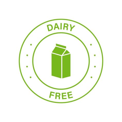 Dairy Free Green Stamp. No Cow Milk Lactose Label. Free Dairy Diet Symbol. Lactose Intolerance Allergy Ingredient Sign. Non Dairy, Healthy Food Logo. Isolated Vector Illustration. Lactose Free Dairy Products, 2024 Prayer, Food Signage, Free Word Art, Dairy Packaging, Healthy Food Logo, Dairy Intolerance, Free Symbols, Lactose Intolerance