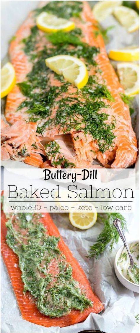 Baked Salmon Recipe - salmon oven - how to make salmon - salmon recipe - salmon recipes - salmon whole30 - bake salmon in oven - whole30 salmon - easy salmon - low carb meals - ditch the carbs keto - whole30 keto - low carb entrees - low carb supper - low carb recipe - easy dinner - keto recipes - healthy dinner Bake Salmon In Oven, Salmon In Oven, Carbs Meals, Salmon Oven, Whole30 Salmon, Entrees Recipes, Bake Salmon, Whole30 Recipe, Oven Salmon