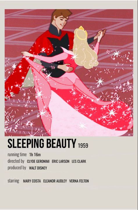 Sleeping Beauty Movie, Movie To Watch List, Beauty Posters, Disney Posters, Film Posters Vintage, Disney Sleeping Beauty, Movie Posters Minimalist, Old Disney, Disney Stars