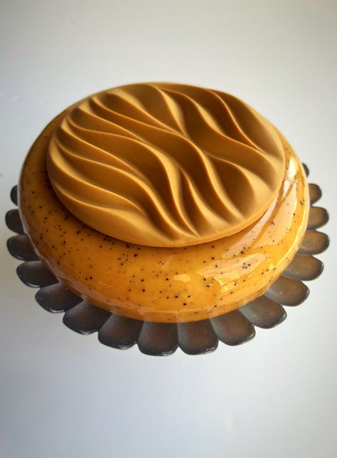 Coffee Caramel Entremet Cake Recipe Coffee And Caramel Cake, Entremet Cake Recipe, Coffee Entremet, Caramel Entremet, Entremet Cake, Entremet Recipe, Coffee Mousse, Coffee Caramel, Dessert Art