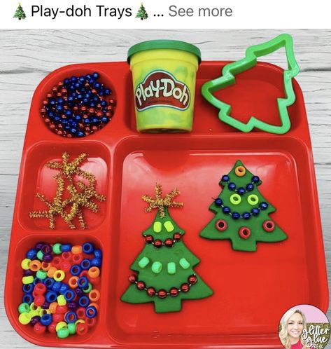 Preschool Christmas Activities, Christmas Centers, Preschool Christmas Crafts, Christmas Play, Christmas School, Easy Activities, Preschool Christmas, Christmas Classroom, Toddler Learning Activities